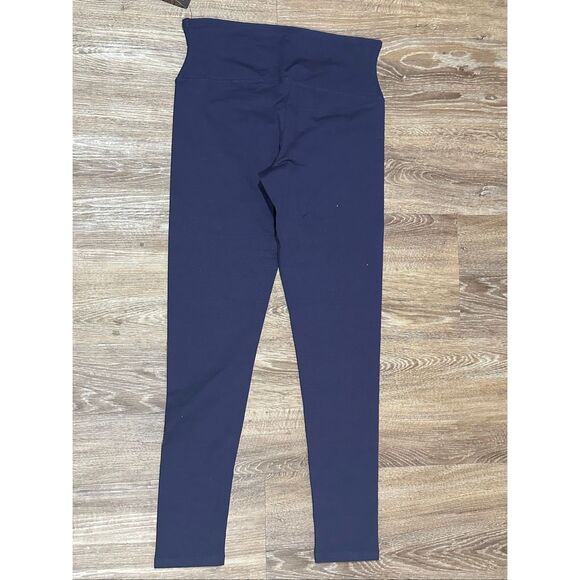 Yummie Tummie blue cotton wow leggings shape wear tummy taming L - Picture 1 of 7